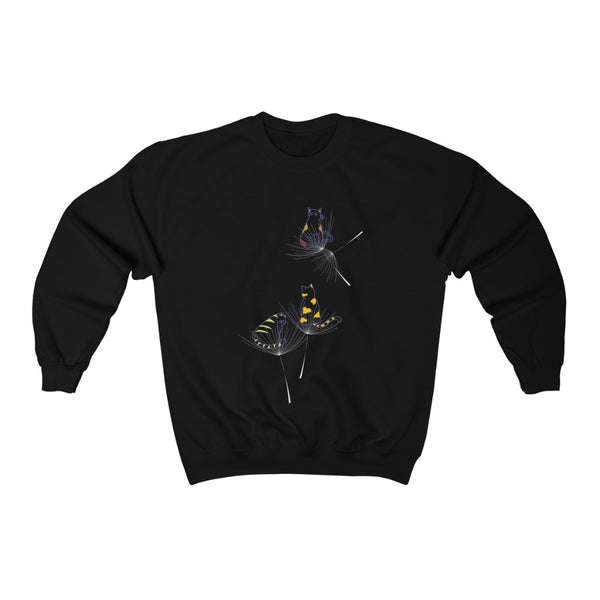 Dandelions and Cats Crewneck Sweatshirt - Sinna Get