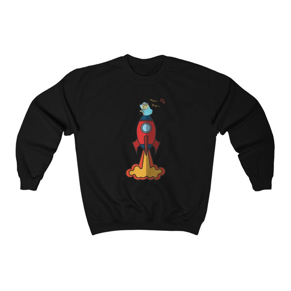 Cute Galaxy Space Cat Crewneck Sweatshirt - Sinna Get