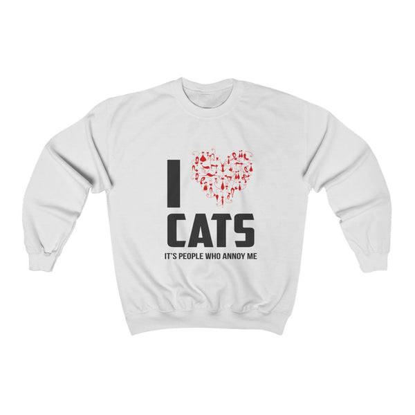 I love Cats Crewneck Sweatshirt - Sinna Get