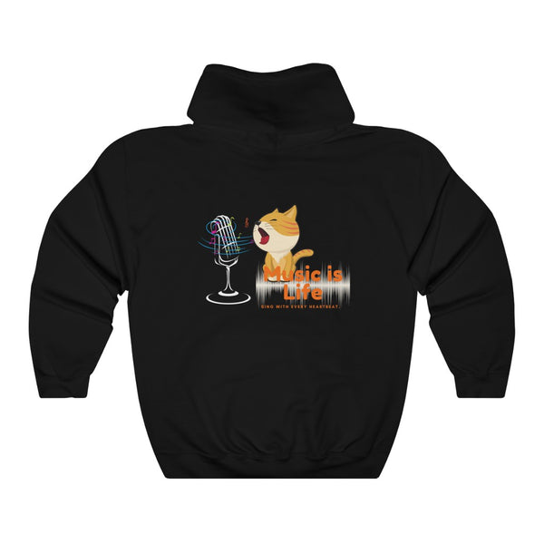 Music is Life Hooded Sweatshirt - Sinna Get